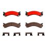 Brembo KT00439 Brembo ceramic brake pad and UV coated vented  brake disc kit