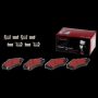 Brembo KT00776 Brembo ceramic brake pad and UV coated vented  brake disc kit