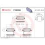 Brembo KT00829 Brembo ceramic brake pad and UV coated vented  brake disc kit