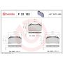Brembo KT04333 Brembo low-met brake pad and UV coated PVT  brake disc kit