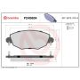 Brembo KT00599 Brembo ceramic brake pad and UV coated vented  brake disc kit
