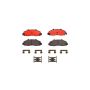 Brembo KT00860 Brembo ceramic brake pad and UV coated vented  brake disc kit