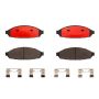 Brembo KT00636 Brembo ceramic brake pad and UV coated vented  brake disc kit