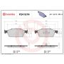 Brembo KT00689 Brembo ceramic brake pad and UV coated vented  brake disc kit