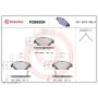 Brembo KT00692 Brembo ceramic brake pad and UV coated vented  brake disc kit