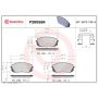 Brembo KT00917 Brembo ceramic brake pad and UV coated vented  brake disc kit