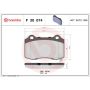 Brembo KT04321 Brembo low-met brake pad and UV coated PVT  brake disc kit