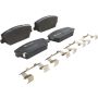 Brembo KT04353 Brembo low-met brake pad and UV coated vented  brake disc kit