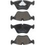 Brembo KT04270 Brembo low-met brake pad and UV coated vented  brake disc kit