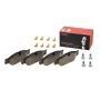 Brembo KT04193 Brembo low-met brake pad and UV coated vented  brake disc kit