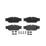 Brembo KT04193 Brembo low-met brake pad and UV coated vented  brake disc kit