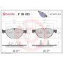 Brembo KT04524 Brembo low-met brake pad and UV coated PVT  brake disc kit
