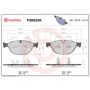 Brembo KT00C25 Brembo ceramic brake pad and UV coated PVT  brake disc kit