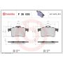Brembo KT04516 Brembo low-met brake pad and UV coated PVT  brake disc kit