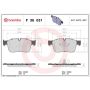 Brembo KT04358 Brembo low-met brake pad and UV coated PVT  brake disc kit