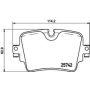 Brembo KT04345 Brembo low-met brake pad and UV coated PVT  brake disc kit