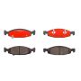 Brembo KT00853 Brembo ceramic brake pad and UV coated vented  brake disc kit