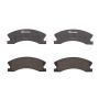 Brembo KT00854 Brembo ceramic brake pad and UV coated vented  brake disc kit