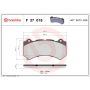 Brembo KT04317 Brembo low-met brake pad and floating PVT drilled brake disc kit