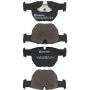 Brembo KT04391 Brembo low-met brake pad and UV coated vented  brake disc kit