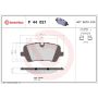 Brembo KT04369 Brembo low-met brake pad and UV coated PVT  brake disc kit