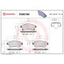 Brembo KT00625 Brembo ceramic brake pad and UV coated vented  brake disc kit