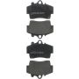 Brembo KT04419 Brembo low-met brake pad and UV coated vented  brake disc kit