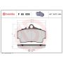 Brembo KT04418 Brembo low-met brake pad and UV coated vented drilled brake disc kit