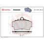 Brembo KT00B02 Brembo ceramic brake pad and UV coated vented drilled brake disc kit