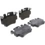Brembo KT04280 Brembo low-met brake pad and UV coated PVT drilled brake disc kit