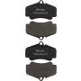 Brembo KT04281 Brembo low-met brake pad and UV coated PVT drilled brake disc kit