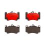 Brembo KT00733 Brembo ceramic brake pad and UV coated PVT drilled brake disc kit