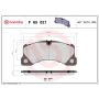 Brembo KT04332 Brembo low-met brake pad and UV coated PVT  brake disc kit