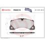 Brembo KT00946 Brembo ceramic brake pad and UV coated PVT  brake disc kit