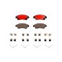 Brembo KT00458 Brembo ceramic brake pad and UV coated vented  brake disc kit