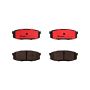 Brembo KT00561 Brembo ceramic brake pad and UV coated vented  brake disc kit