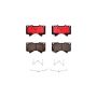 Brembo KT00489 Brembo ceramic brake pad and UV coated vented  brake disc kit