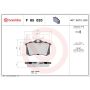 Brembo KT04219 Brembo low-met brake pad and UV coated vented  brake disc kit