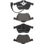 Brembo KT04368 Brembo low-met brake pad and UV coated vented  brake disc kit