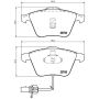 Brembo KT04342 Brembo low-met brake pad and UV coated PVT  brake disc kit