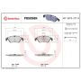 Brembo KT00429 Brembo ceramic brake pad and UV coated vented  brake disc kit