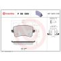 Brembo KT04238 Brembo low-met brake pad and UV coated vented  brake disc kit