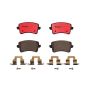 Brembo KT00622 Brembo ceramic brake pad and UV coated vented  brake disc kit
