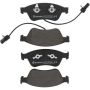 Brembo KT04231 Brembo low-met brake pad and UV coated vented  brake disc kit