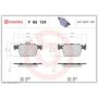 Brembo KT04306 Brembo low-met brake pad and UV coated vented  brake disc kit