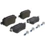 Brembo KT04340 Brembo low-met brake pad and UV coated solid  brake disc kit