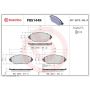 Brembo KT00814 Brembo ceramic brake pad and UV coated PVT  brake disc kit