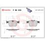 Brembo KT04313 Brembo low-met brake pad and UV coated PVT  brake disc kit