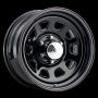 PACER 342B Black Daytona Wheel 16X8 6X5.50 108 -12