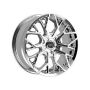Motiv CHROME BOLT ON COVER CAP WITH BLACK EMBLEM AND BRUSHED 